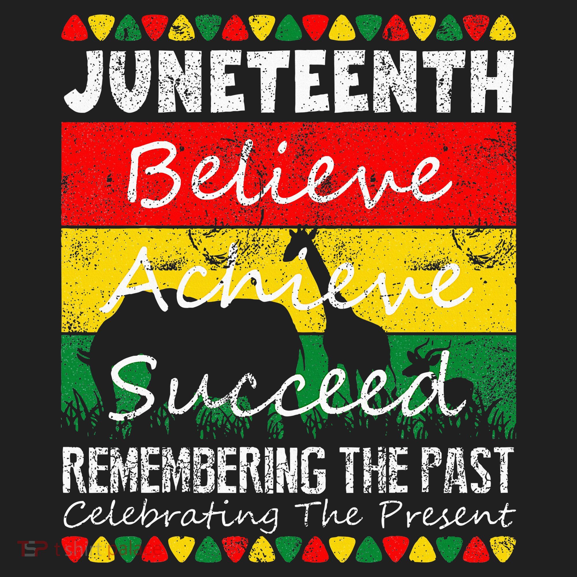 Juneteen Believe Achieve Succeed My Independence Day Women's Sweatshirt