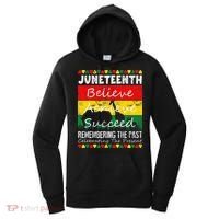 Juneteen Believe Achieve Succeed My Independence Day Women's Hoodie thumb 0