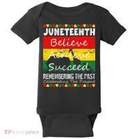 Juneteen Believe Achieve Succeed My Independence Day Baby Bodysuit thumb 0