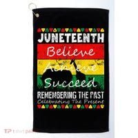 Juneteen Believe Achieve Succeed My Independence Day Golf Towel thumb 0