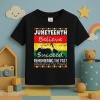 Juneteen Believe Achieve Succeed My Independence Day Toddler T-Shirt thumb 3