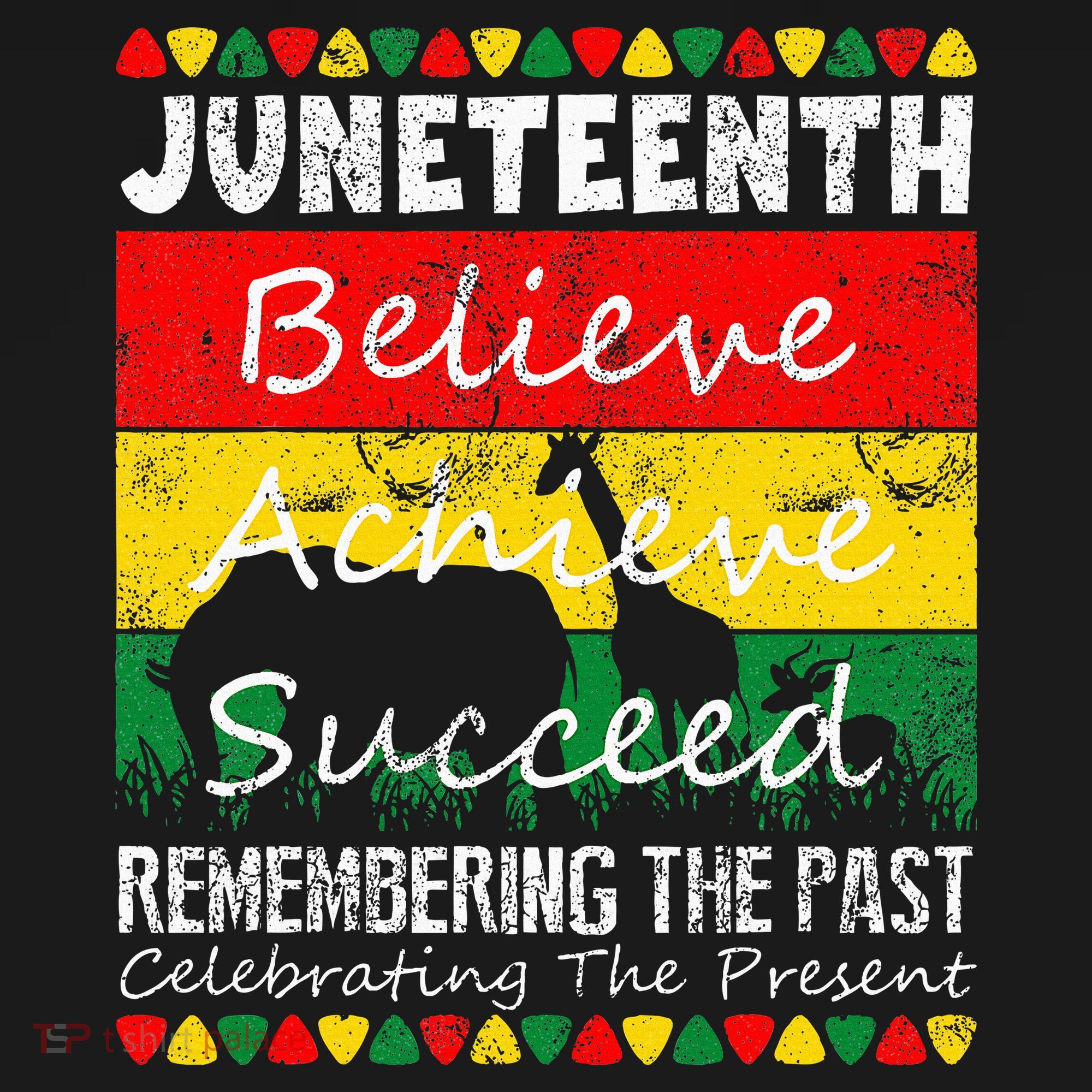 Juneteen Believe Achieve Succeed My Independence Day Women's T-Shirt