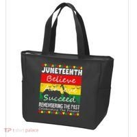 Juneteen Believe Achieve Succeed My Independence Day Tote Bag thumb 3