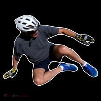 Joe Biden Bicycle Fall Funny Meme Coaster thumb 2