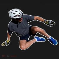 Joe Biden Bicycle Fall Funny Meme Tote Bag thumb 4