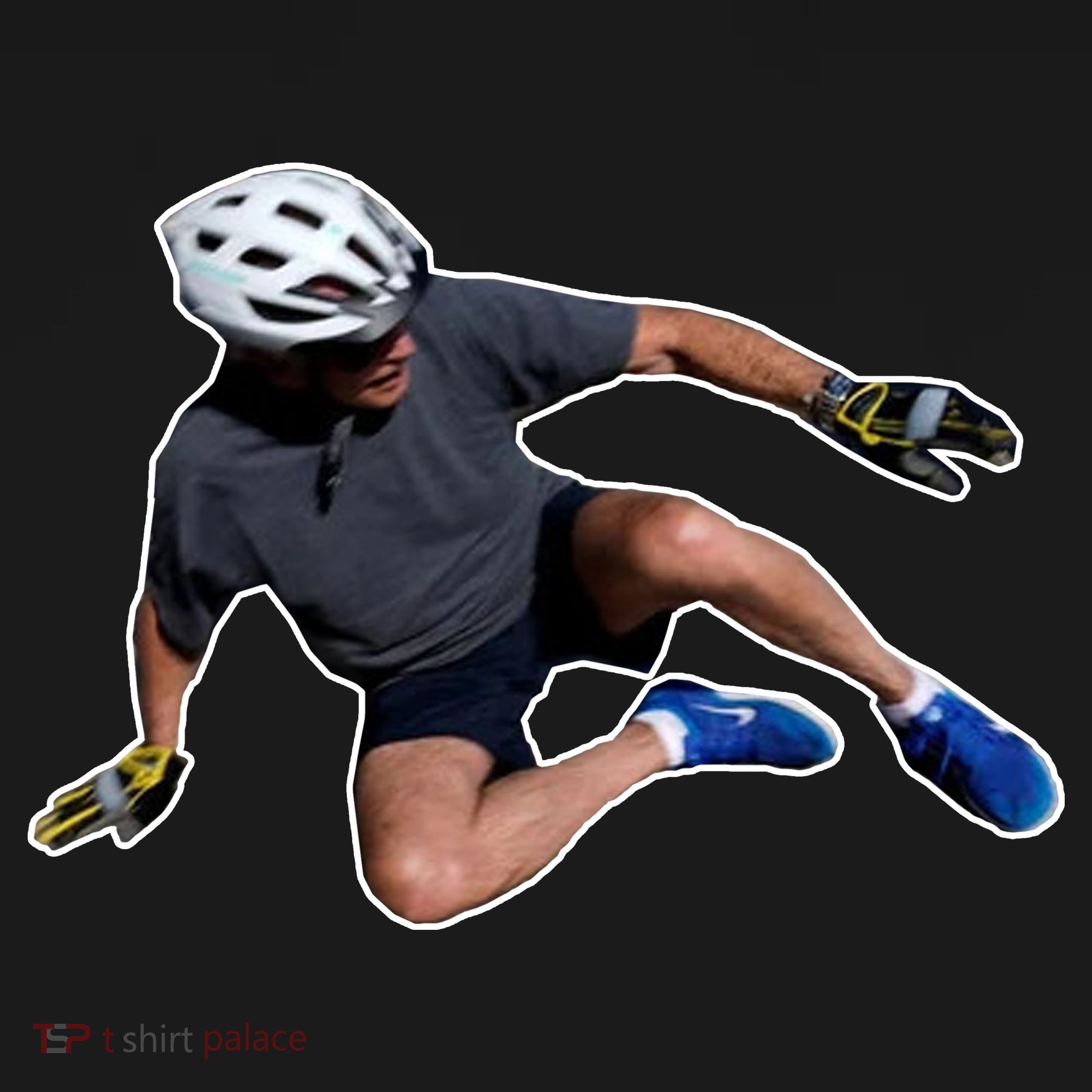 Joe Biden Bicycle Fall Funny Meme Tote Bag