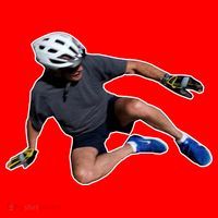 Joe Biden Bicycle Fall Funny Meme Santa Hat thumb 1