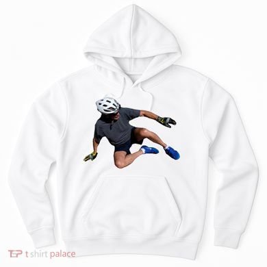 Joe Biden Bicycle Fall Funny Meme Hoodie
