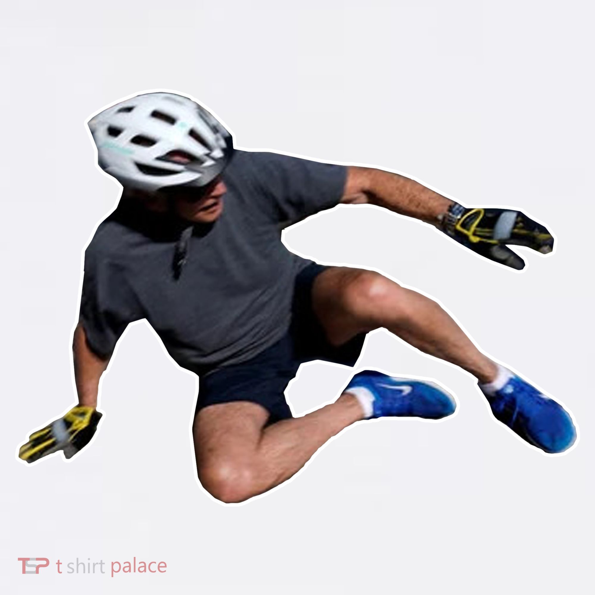 Joe Biden Bicycle Fall Funny Meme Beanie
