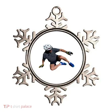 Joe Biden Bicycle Fall Funny Meme Ornament
