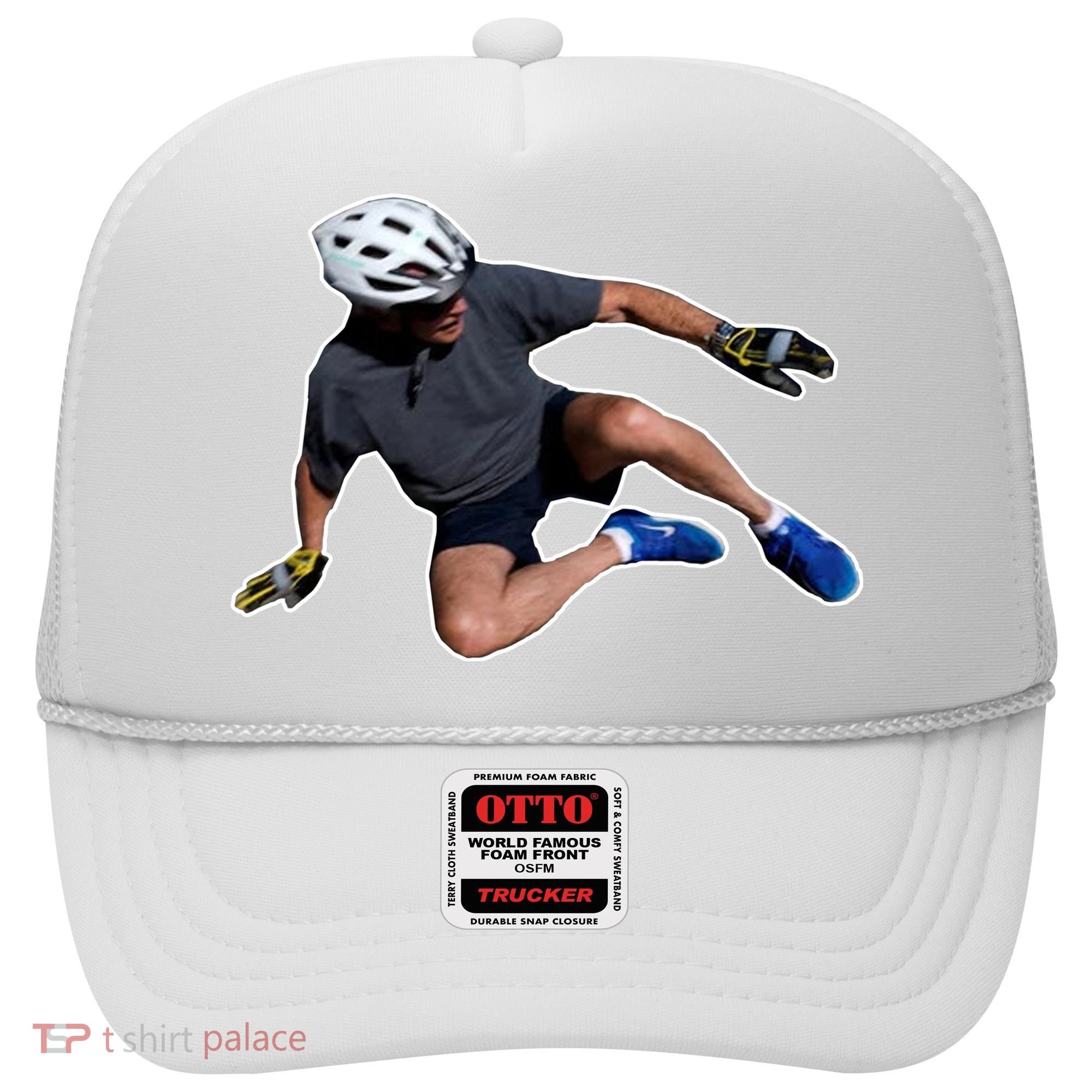 Joe Biden Bicycle Fall Funny Meme Hat
