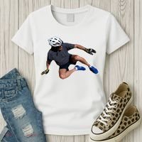 Joe Biden Bicycle Fall Funny Meme Women's T-Shirt thumb 3
