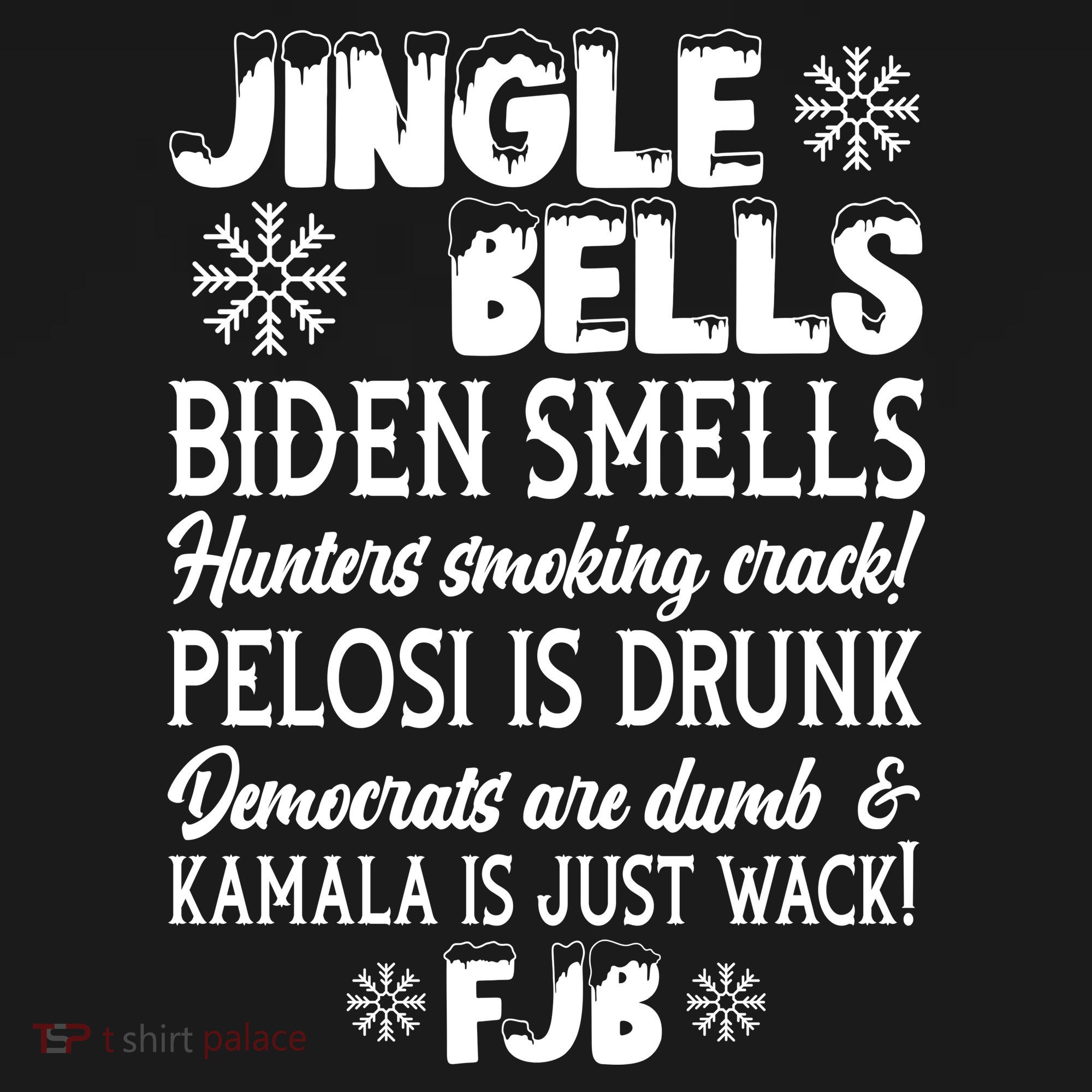 Jingle Bells Biden Smells Funny Republican Christmas Gift Toddler Hoodie