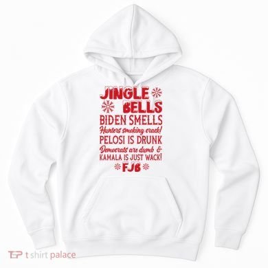 Jingle Bells Biden Smells Funny Republican Christmas Gift Hoodie