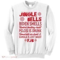 Jingle Bells Biden Smells Funny Republican Christmas Gift Sweatshirt thumb 0