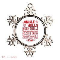 Jingle Bells Biden Smells Funny Republican Christmas Gift Ornament thumb 0
