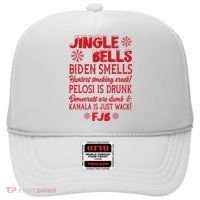 Jingle Bells Biden Smells Funny Republican Christmas Gift Hat thumb 0