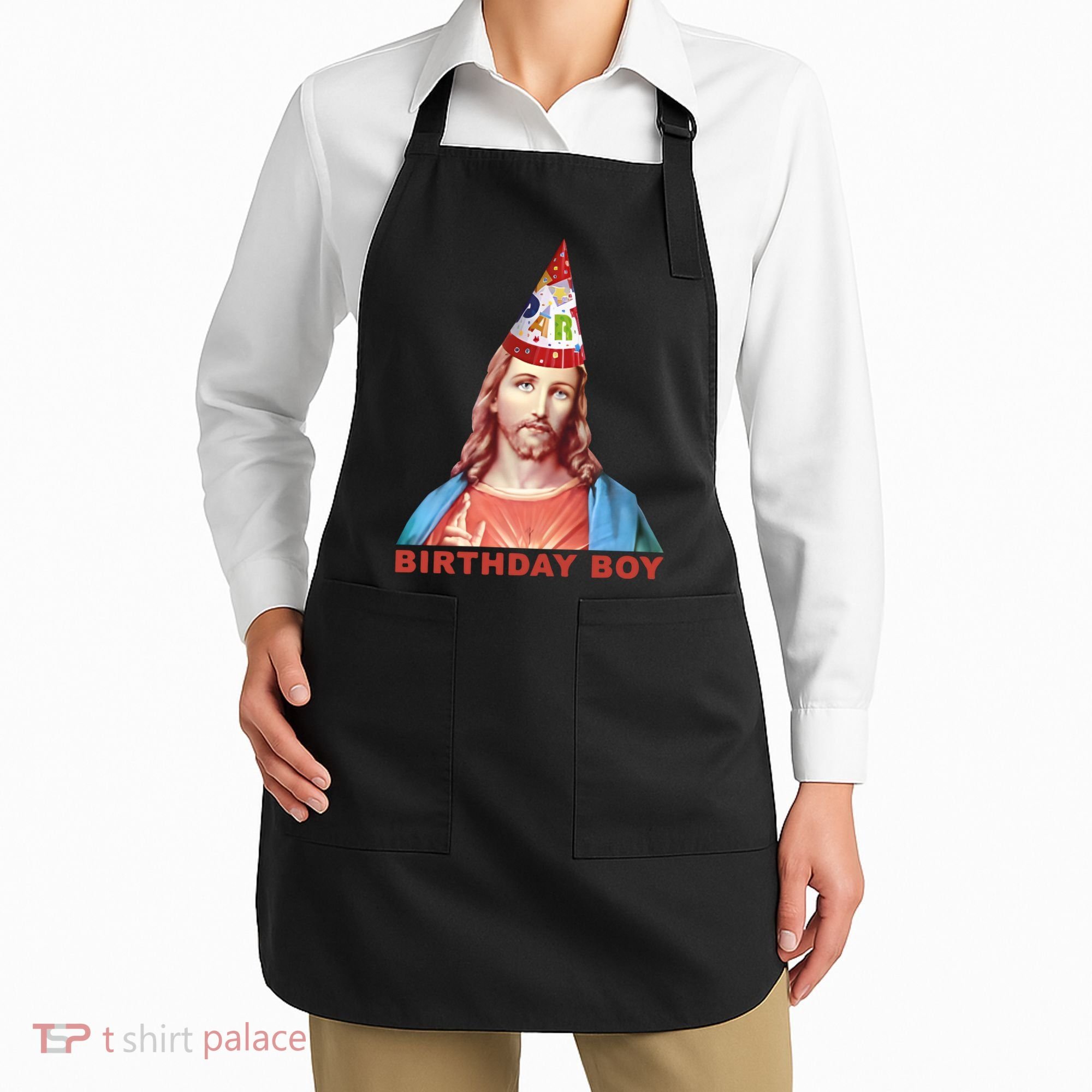 Jesus Birthday Boy Apron