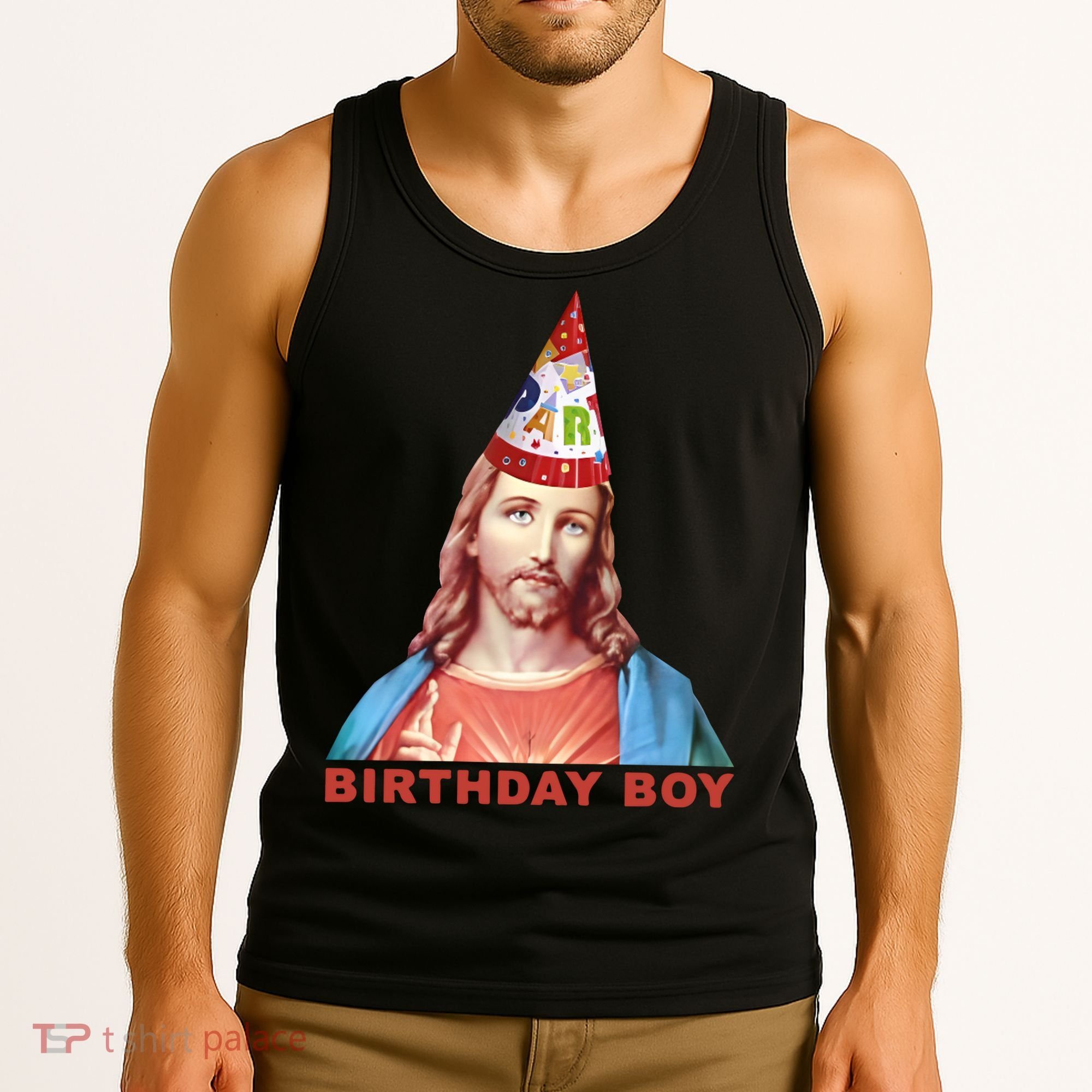 Jesus Birthday Boy Tank Top