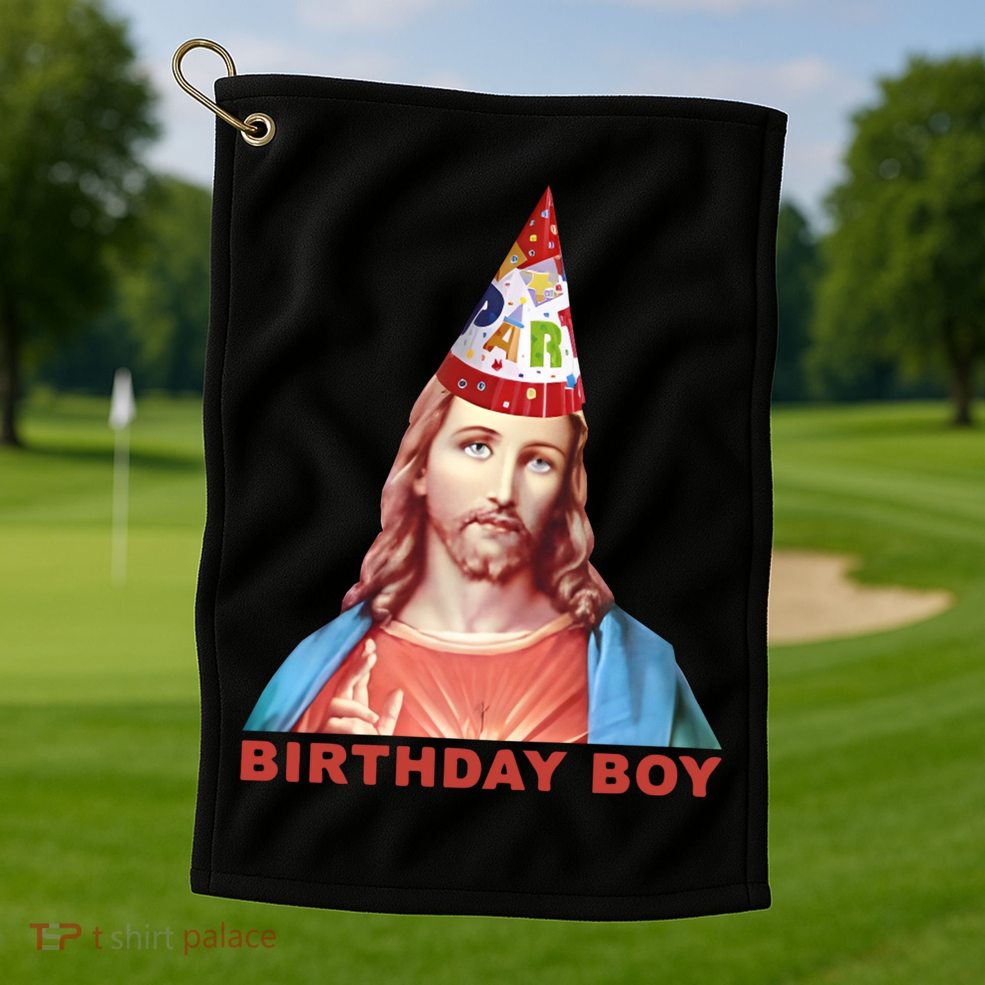 Jesus Birthday Boy Golf Towel