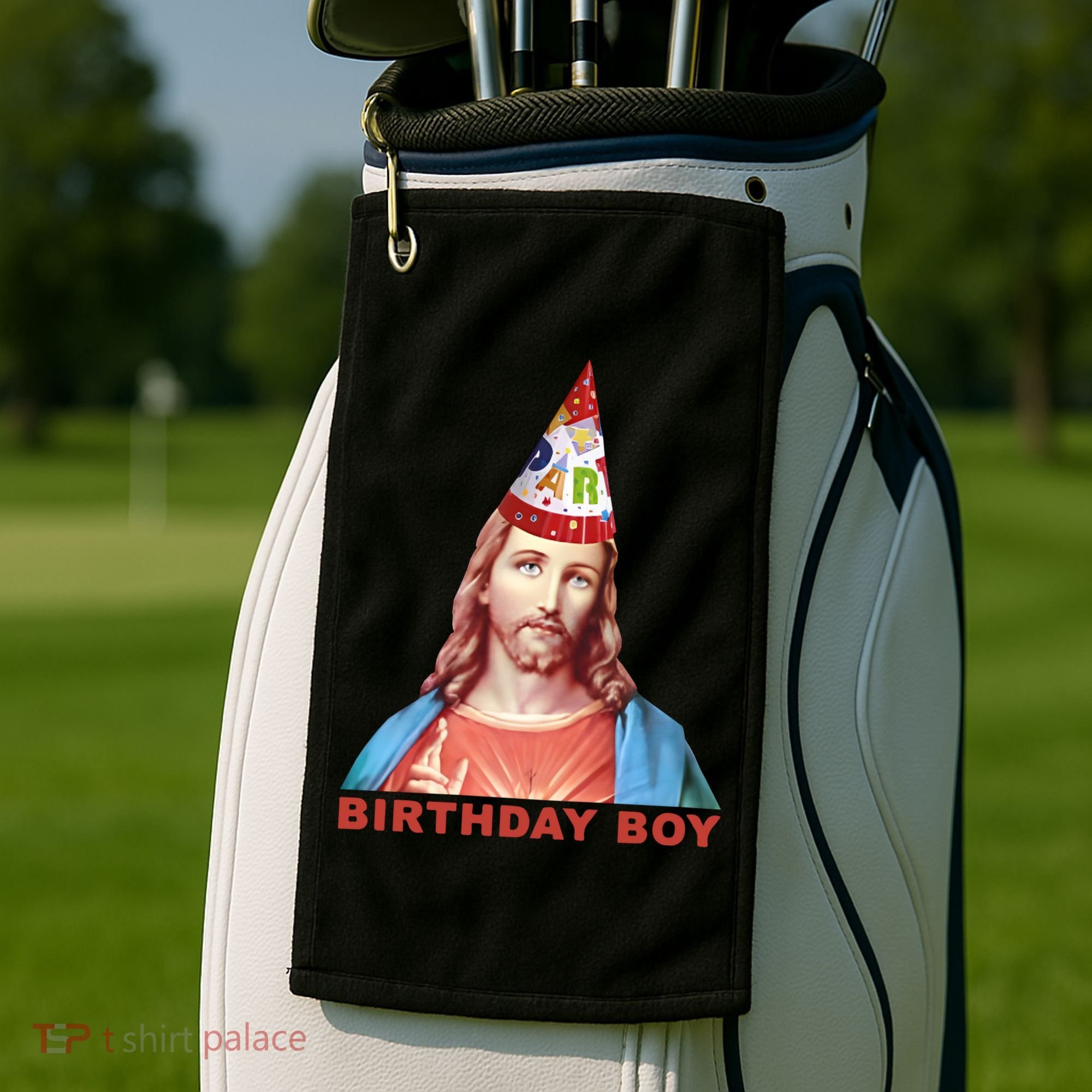 Jesus Birthday Boy Golf Towel
