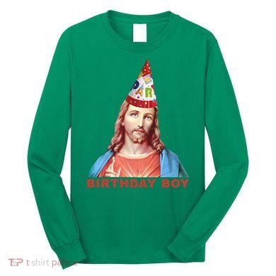 Jesus Birthday Boy Long Sleeve Shirt
