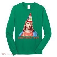 Jesus Birthday Boy Long Sleeve Shirt thumb 0