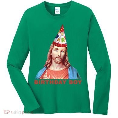 Jesus Birthday Boy Women's Long Sleeve Shirt