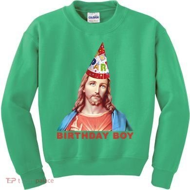 Jesus Birthday Boy Kids Sweatshirt