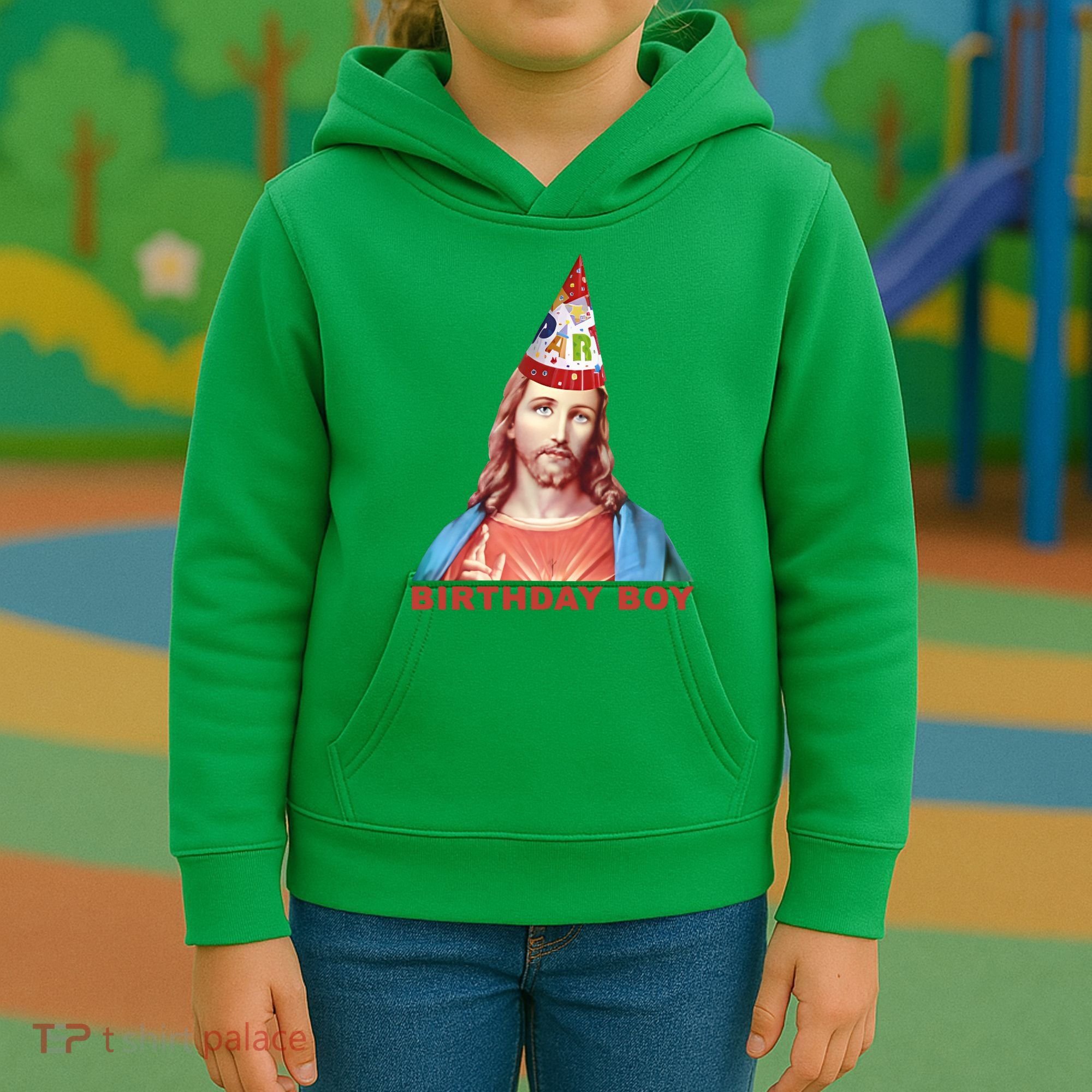 Jesus Birthday Boy Kids Hoodie