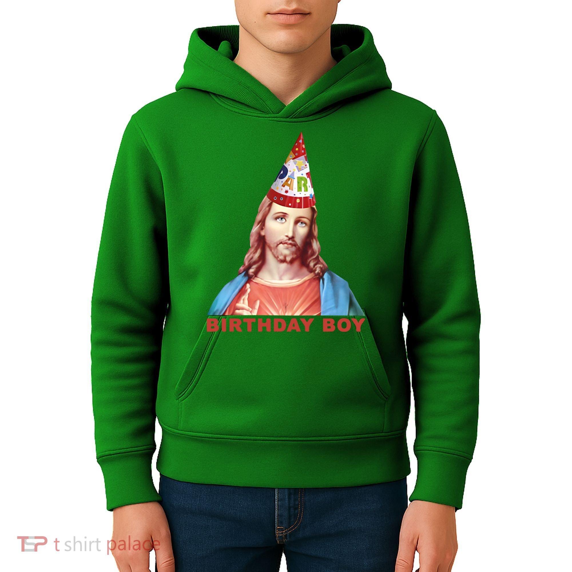 Jesus Birthday Boy Kids Hoodie