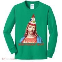 Jesus Birthday Boy Kids Long Sleeve Shirt thumb 0