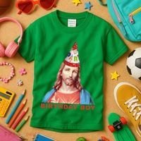 Jesus Birthday Boy Kids T-Shirt thumb 3
