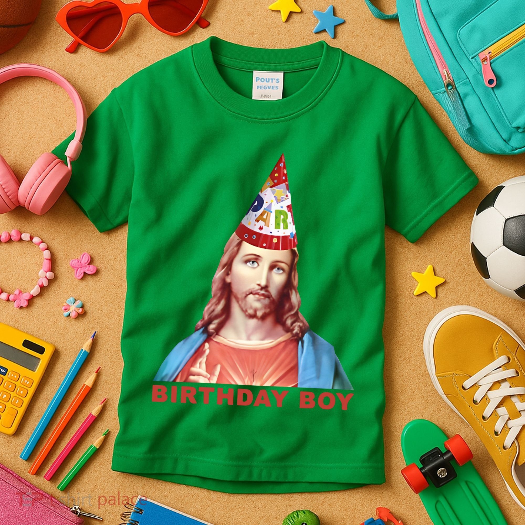 Jesus Birthday Boy Kids T-Shirt