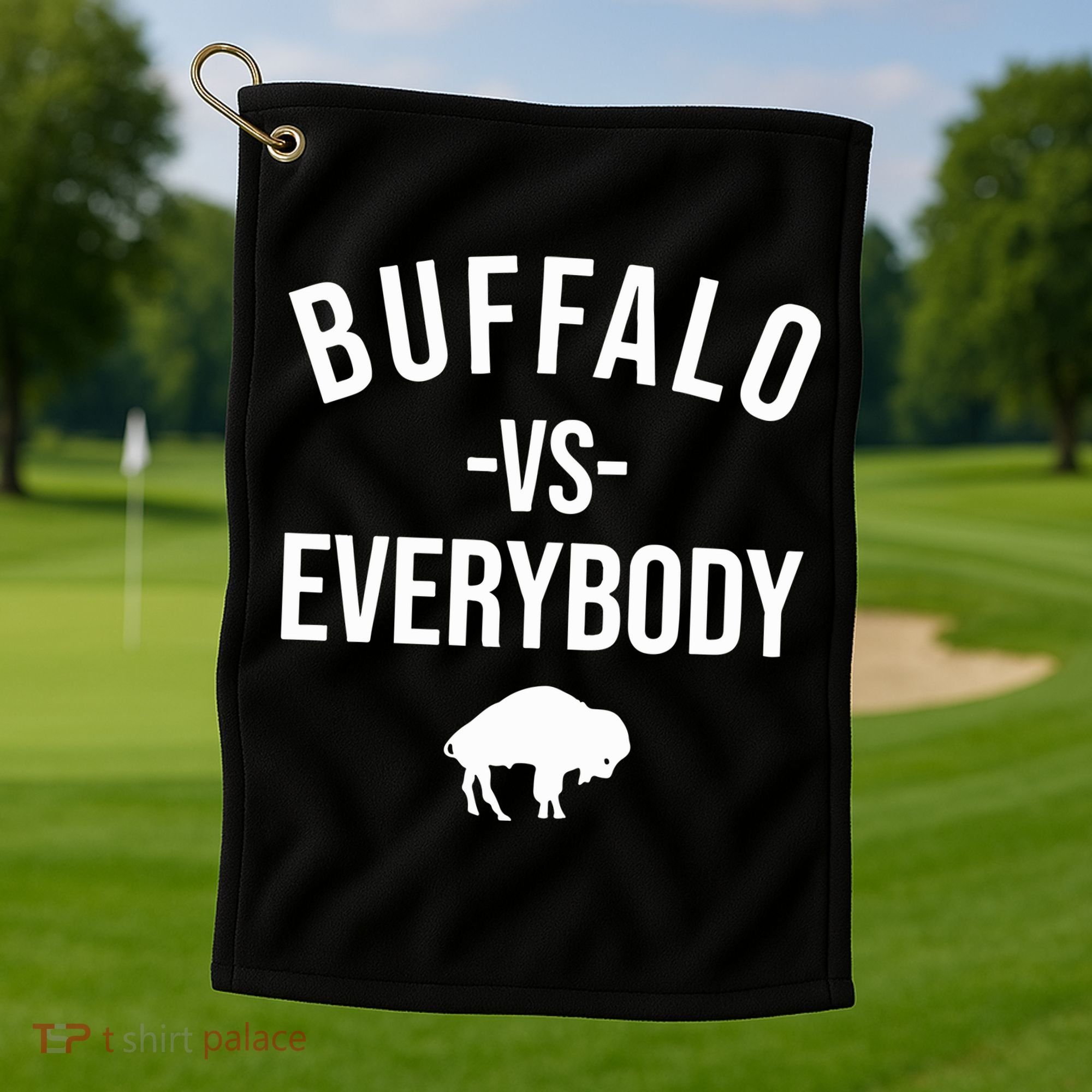 Joe Brady Buffalo Vs Everybody Golf Towel