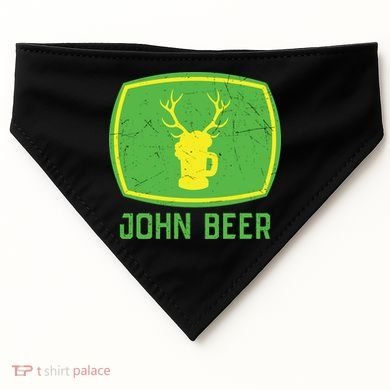 John Beer Beer Gift Beer Lover USA-Made Doggie Bandana
