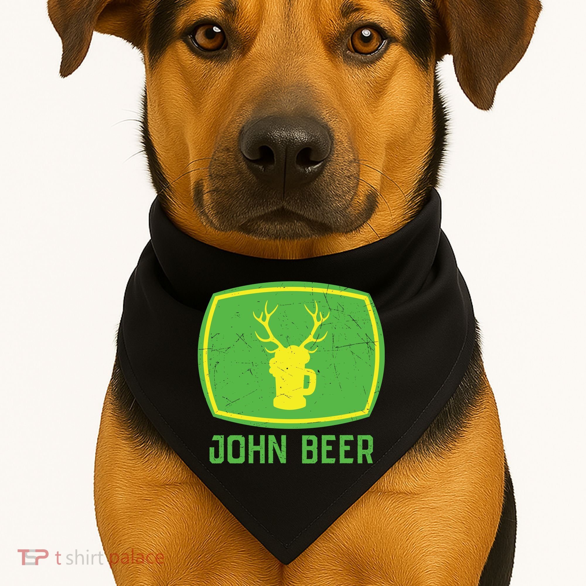John Beer Beer Gift Beer Lover USA-Made Doggie Bandana