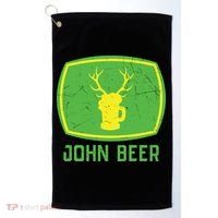 John Beer Beer Gift Beer Lover Golf Towel thumb 0