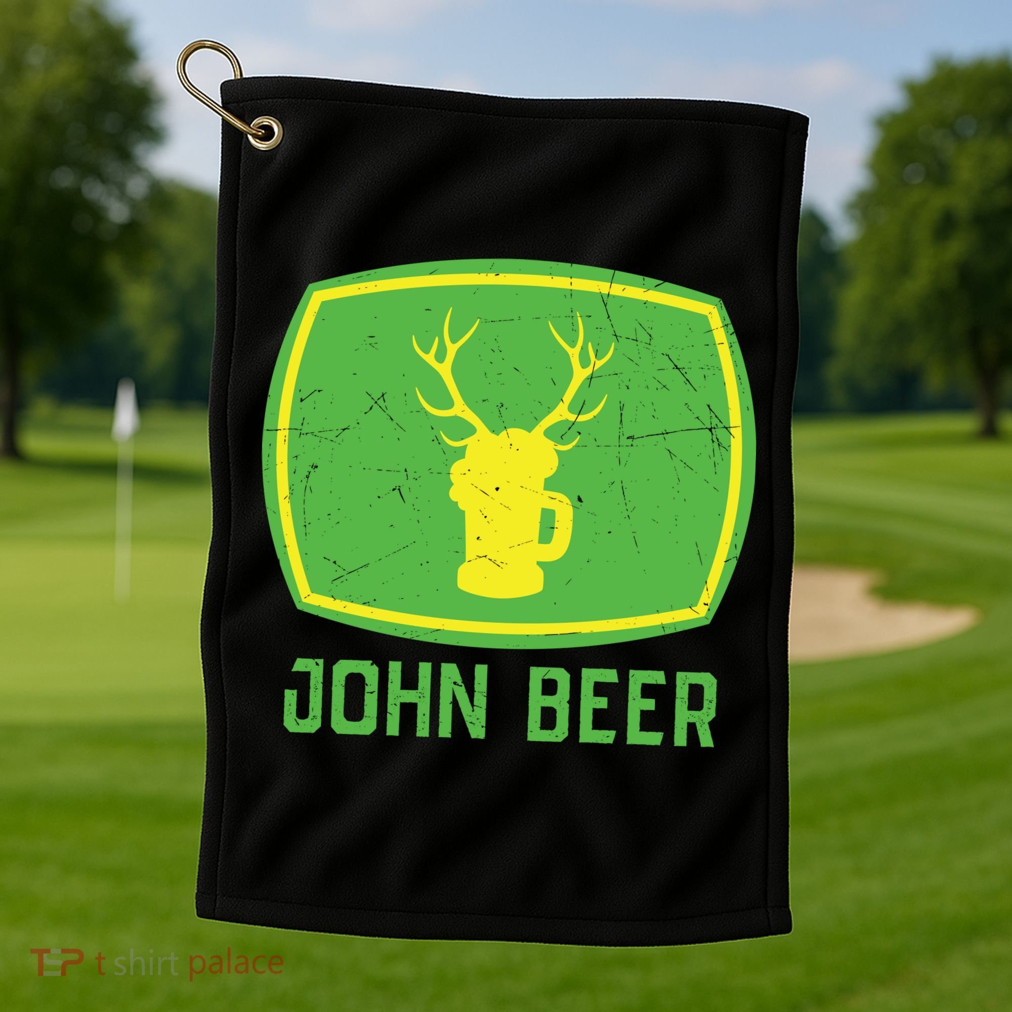 John Beer Beer Gift Beer Lover Golf Towel