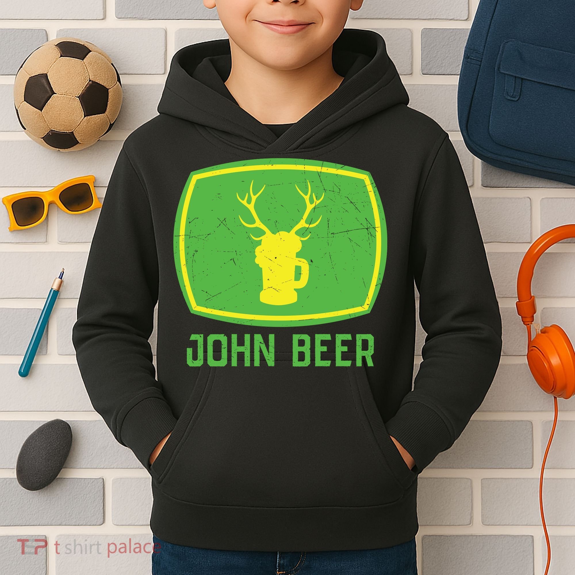 John Beer Beer Gift Beer Lover Kids Hoodie