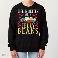 Jelly Bean Candy Beans Vegan Flavors Gift Women's Sweatshirt thumb 0