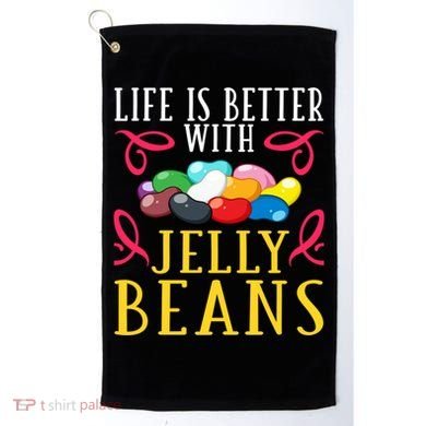 Jelly Bean Candy Beans Vegan Flavors Gift Golf Towel
