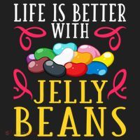 Jelly Bean Candy Beans Vegan Flavors Gift Golf Towel thumb 3
