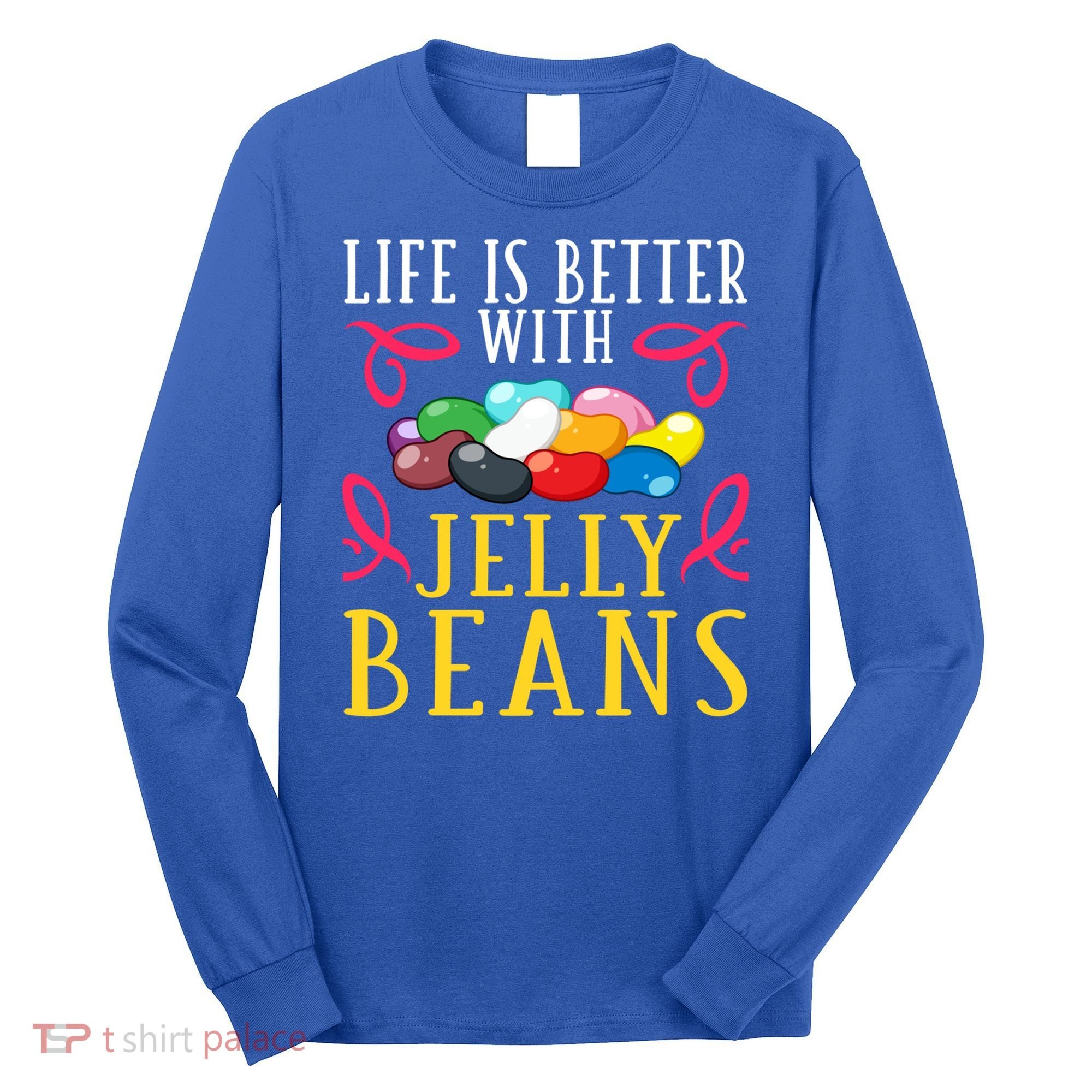 Jelly Bean Candy Beans Vegan Flavors Gift Long Sleeve Shirt