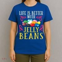 Jelly Bean Candy Beans Vegan Flavors Gift T-Shirt thumb 4