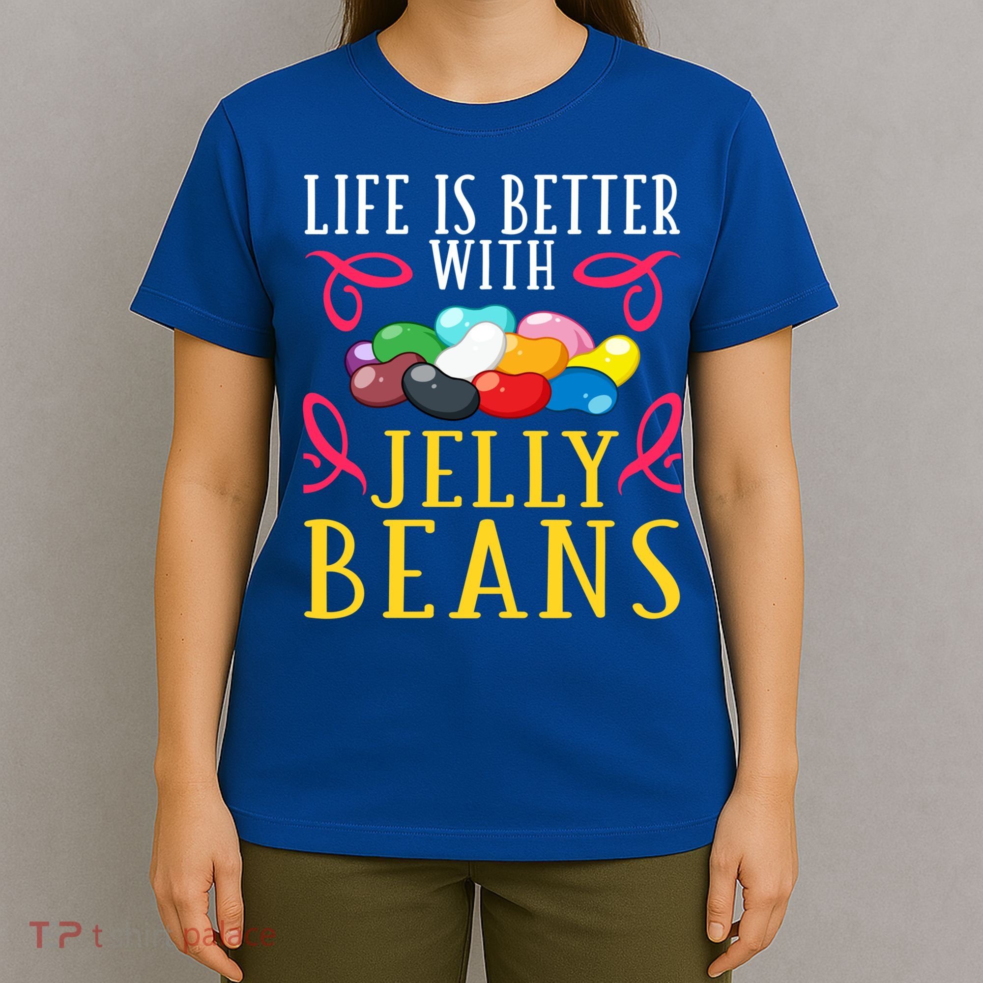 Jelly Bean Candy Beans Vegan Flavors Gift T-Shirt