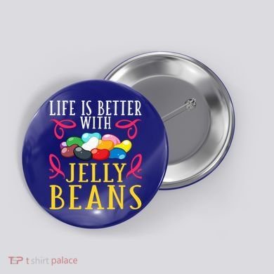 Jelly Bean Candy Beans Vegan Flavors Gift Button