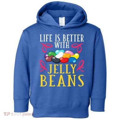 Jelly Bean Candy Beans Vegan Flavors Gift Toddler Hoodie