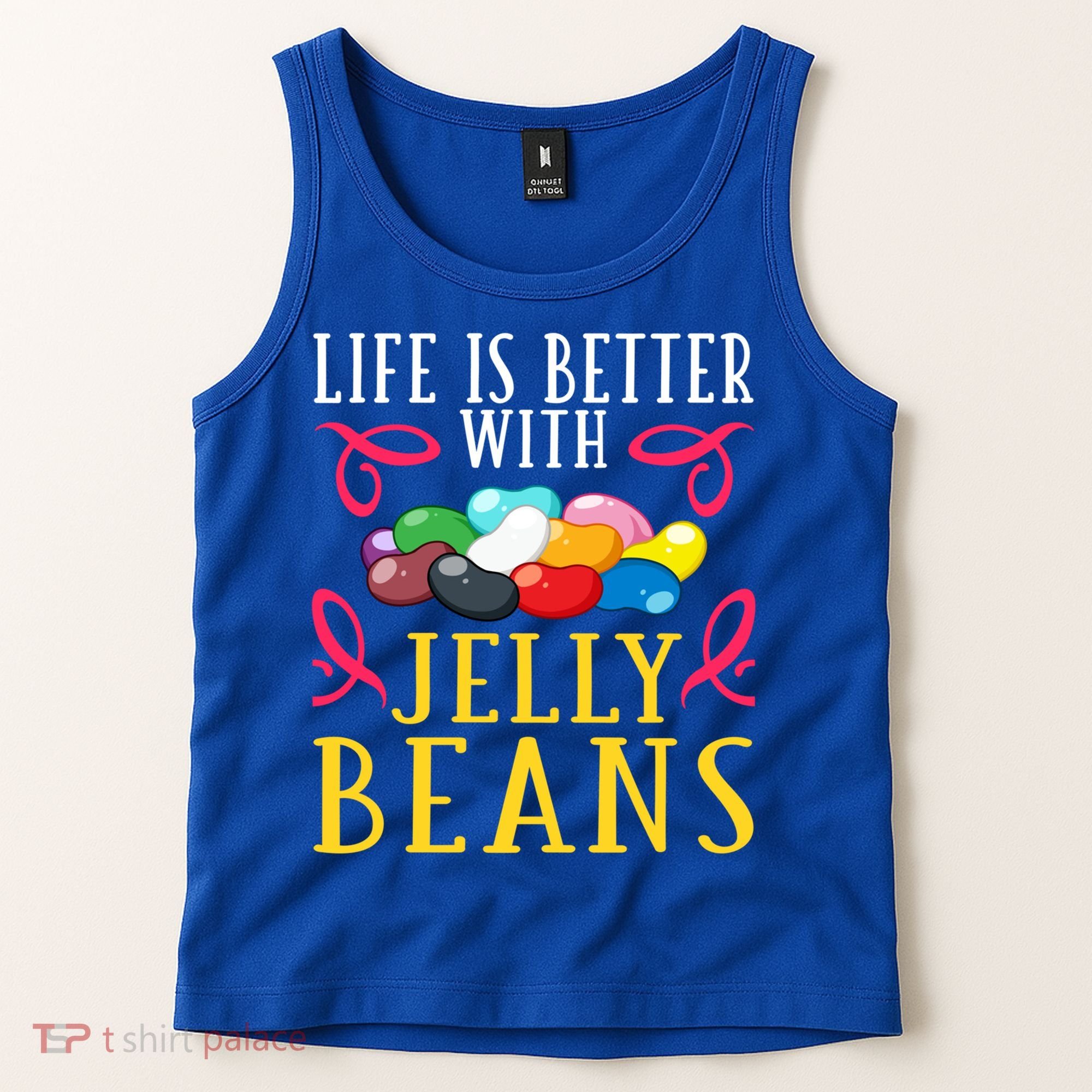 Jelly Bean Candy Beans Vegan Flavors Gift Tank Top