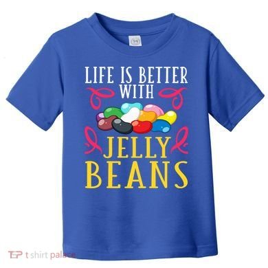 Jelly Bean Candy Beans Vegan Flavors Gift Toddler T-Shirt